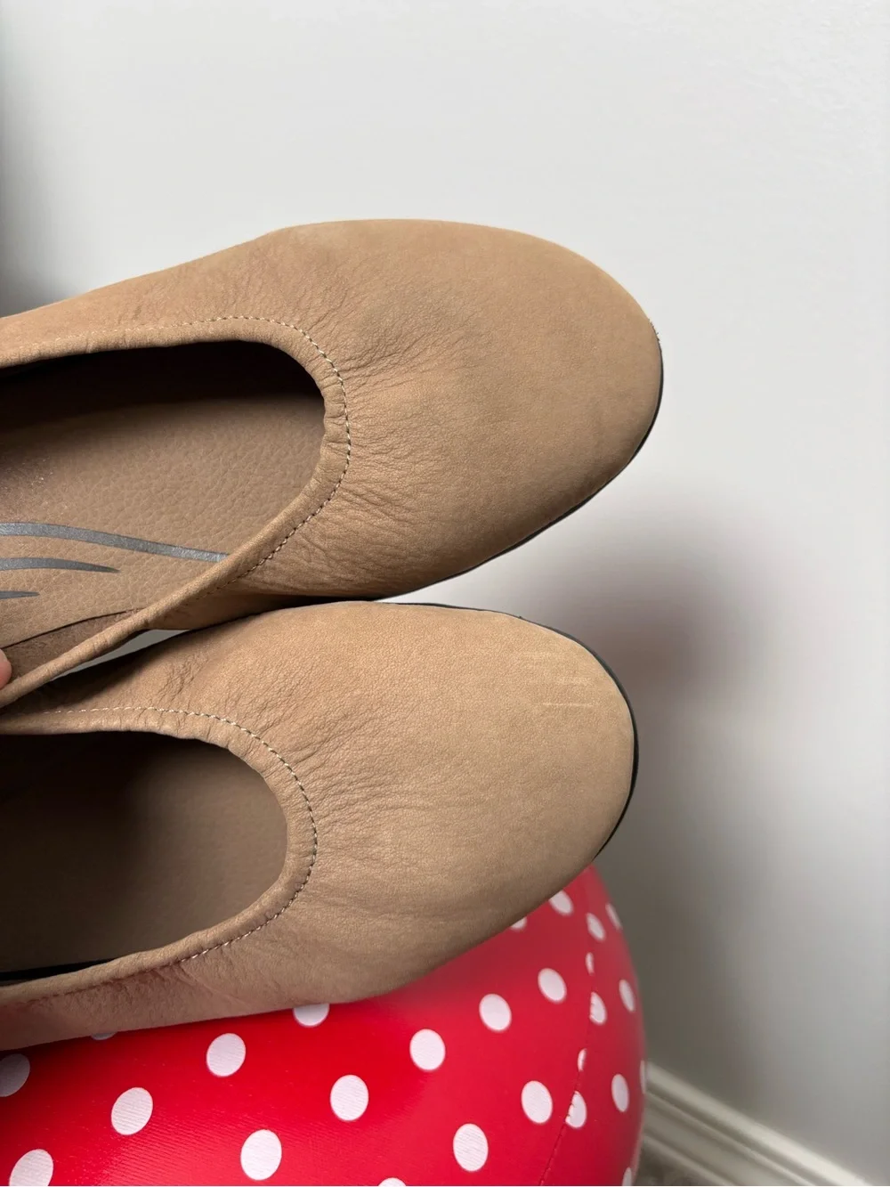 Aetrex Brianna Ballet Taupe Flat